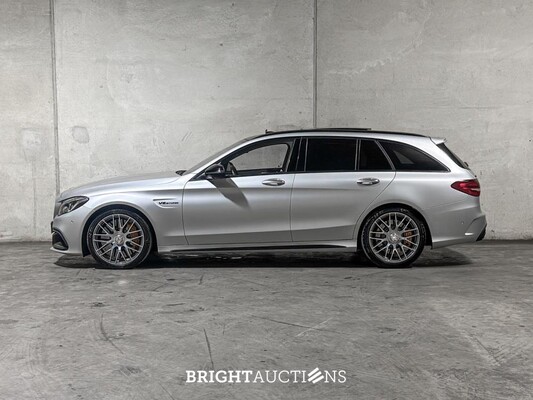 Mercedes-Benz C63s AMG 4.0 V8 510pk 2015 C-klasse Estate, ZH-705-L 
