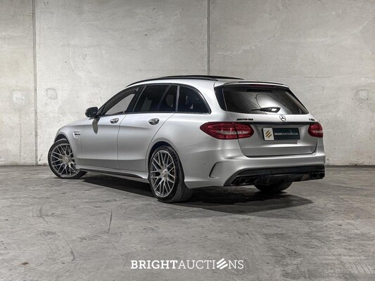 Mercedes-Benz C63s AMG 4.0 V8 510pk 2015 C-klasse Estate, ZH-705-L 