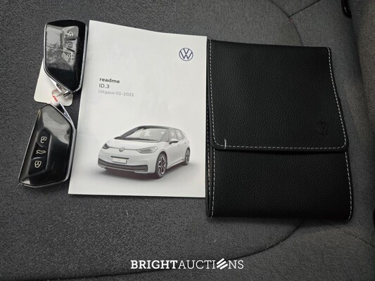 Volkswagen ID.3 First Plus 58 kWh 204pk 2020 (Origineel-NL), K-574-HG