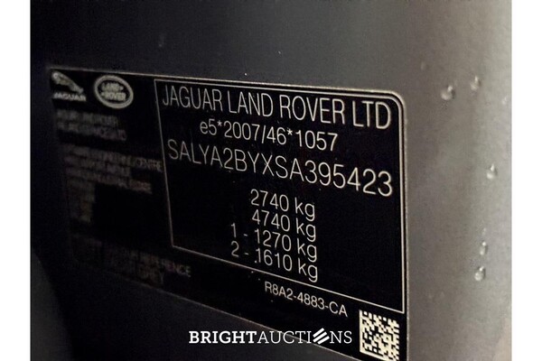 Land Rover Range Rover Velar P400e Dynamic HSE PHEV 2.0 AWD 443pk 2024 (Origineel-NL), Z-139-HJ