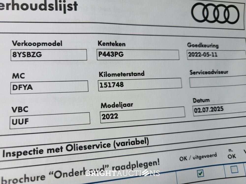 Audi A3 Limousine 35 S edition TFSI 150pk 2022 (Origineel-NL), P-443-PG
