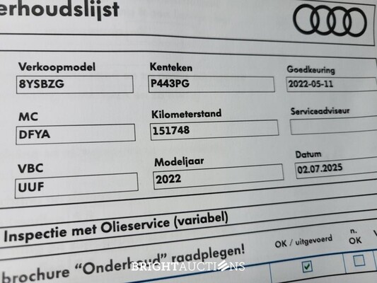 Audi A3 Limousine 35 S edition TFSI 150pk 2022 (Origineel-NL), P-443-PG