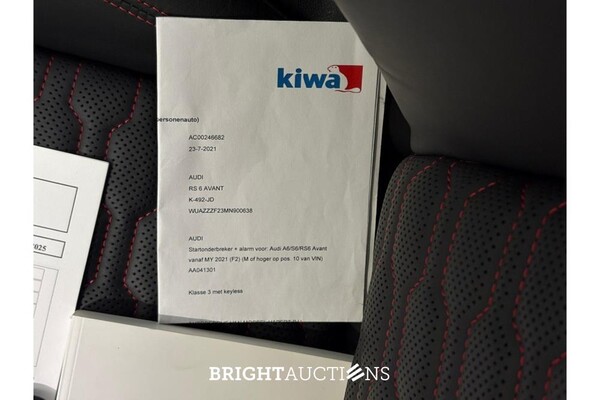 Audi A6 RS6 Avant RS 6 TFSI Quattro 599pk 2020, K-492-JD