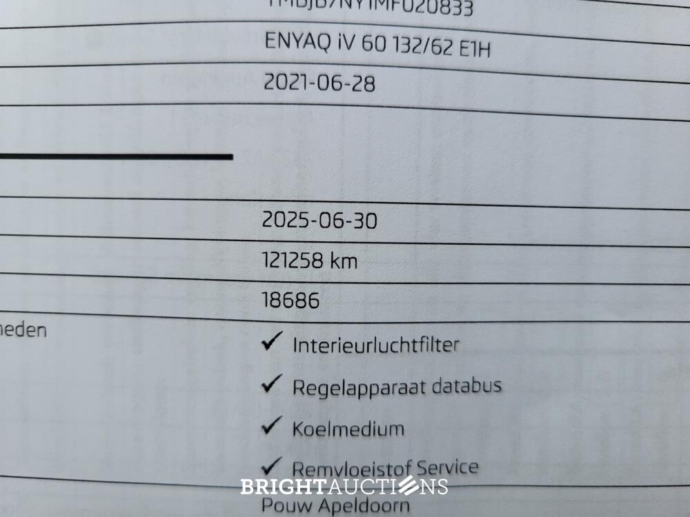 Škoda Enyaq iV 60 180pk 2021 (Origineel-NL), L-281-JN