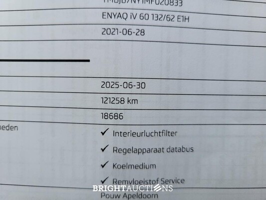 Škoda Enyaq iV 60 180pk 2021 (Origineel-NL), L-281-JN
