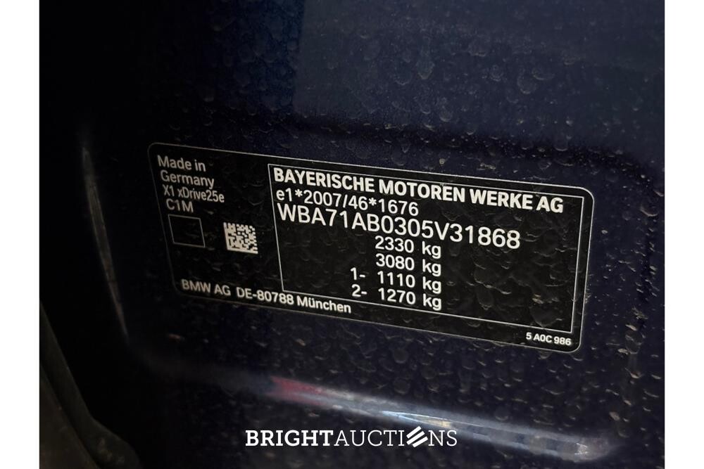 BMW X1 xDrive25e eDrive Edition 220pk 2022 (Origineel-NL), P-724-PG