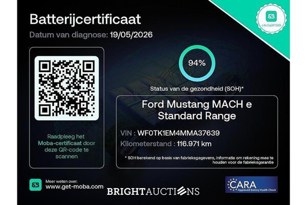 Ford Mustang RWD 75 kWh 2021 (Origineel-NL), N-352-BB