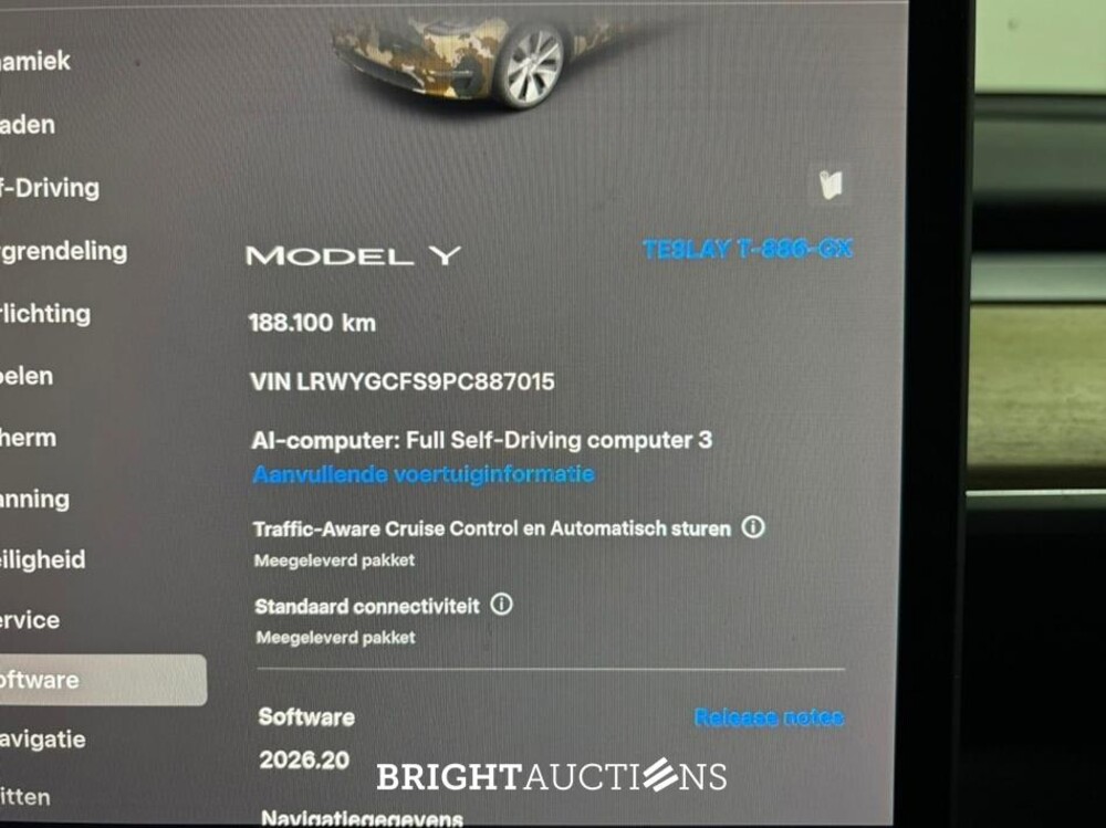 Tesla Model Y RWD 58 kWh 238pk 2023 (Origineel-NL), T-886-GX