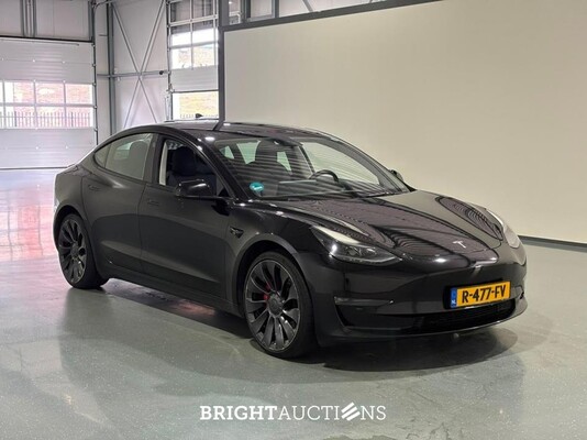Tesla Model 3 Performance AWD 75 kWh 462pk 2022 (Origineel-NL), R-477-FV