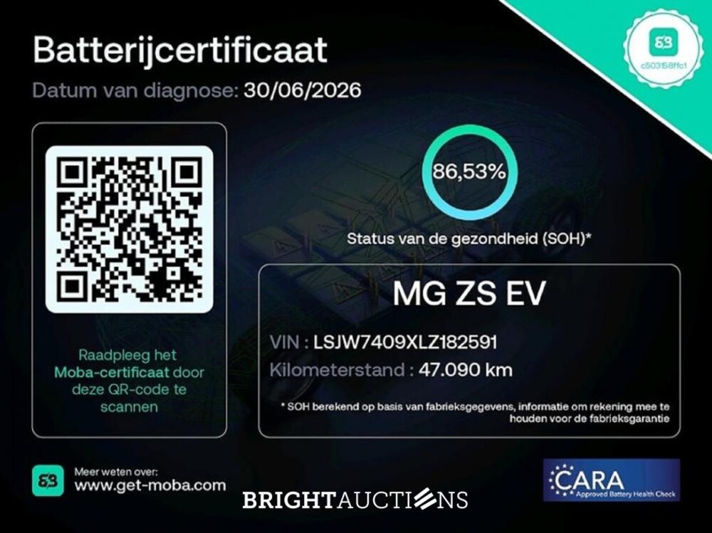 MG ZS EV Luxury 45 kWh 143pk 2021, X-842-GZ