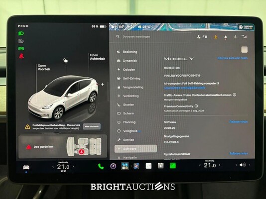 Tesla Model Y RWD 58 kWh 238pk 2023 (Origineel-NL), T-459-KD