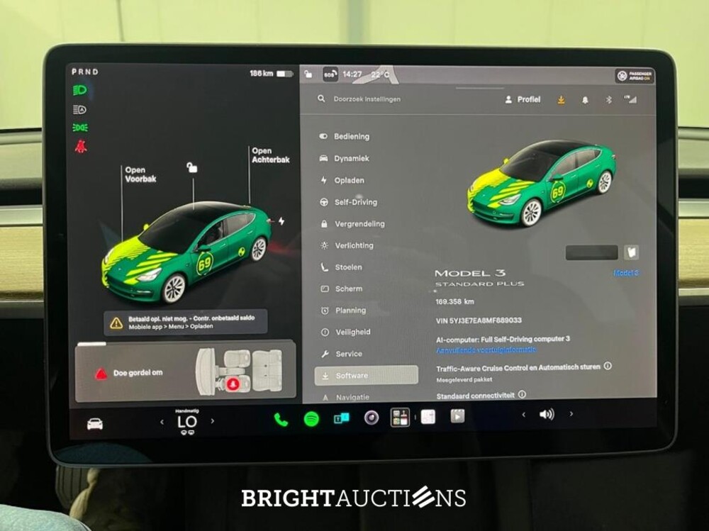 Tesla Model 3 Standard RWD Plus 60 kWh 238pk 2021 (Origineel-NL), L-266-LV