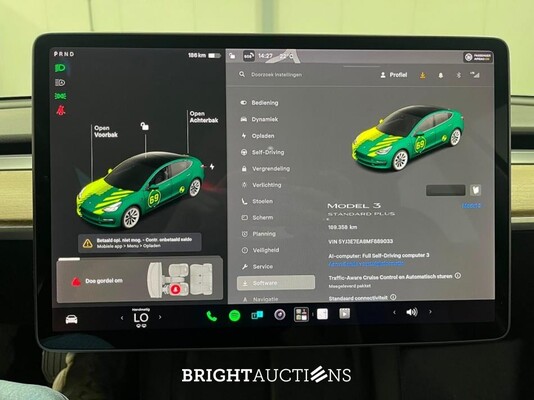Tesla Model 3 Standard RWD Plus 60 kWh 238pk 2021 (Origineel-NL), L-266-LV