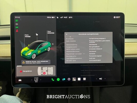 Tesla Model 3 Standard RWD Plus 60 kWh 238pk 2021 (Origineel-NL), L-266-LV