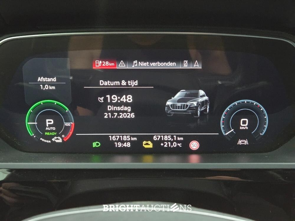 Audi e-tron 50 e-tron Launch edition Black Quattro 71 kWh 313pk 2019 (Origineel-NL), G-641-XR