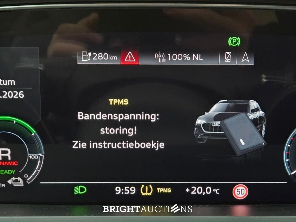 Audi e-tron 55 advanced Pro Line Plus Quattro 95 kWh 408pk 2018, K-473-RX