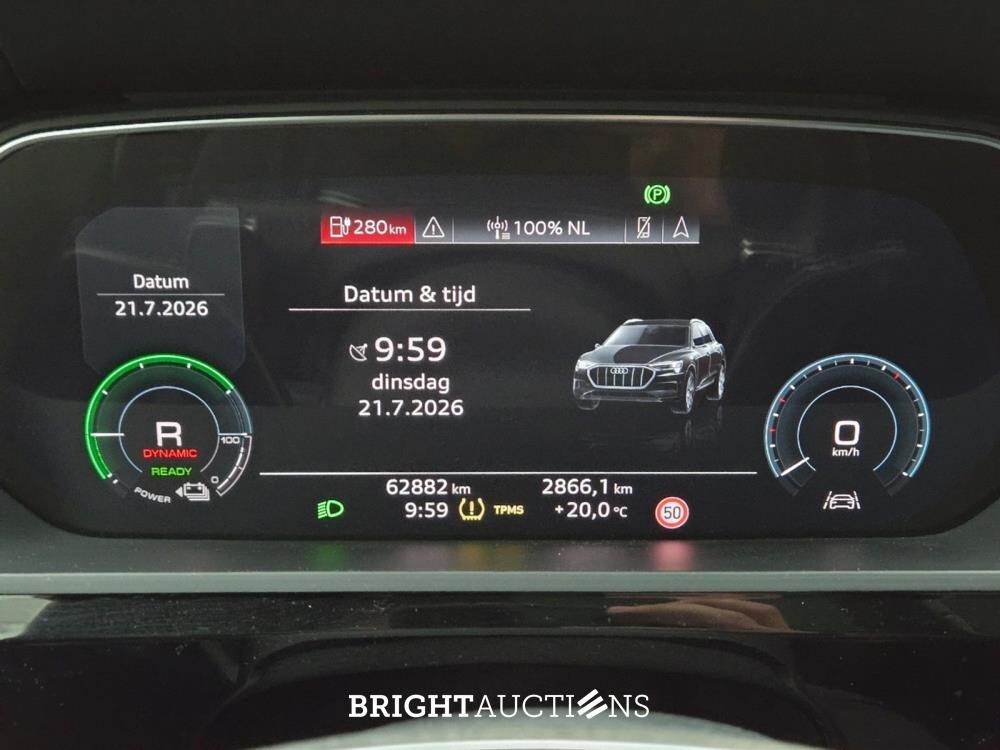 Audi e-tron 55 advanced Pro Line Plus Quattro 95 kWh 408pk 2018, K-473-RX
