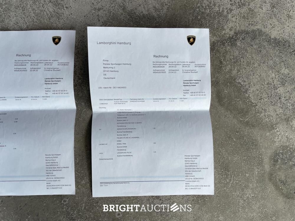 Lamborghini Huracán Performante LP640-4 5.2 V10 639pk 2018, HFP-45-B