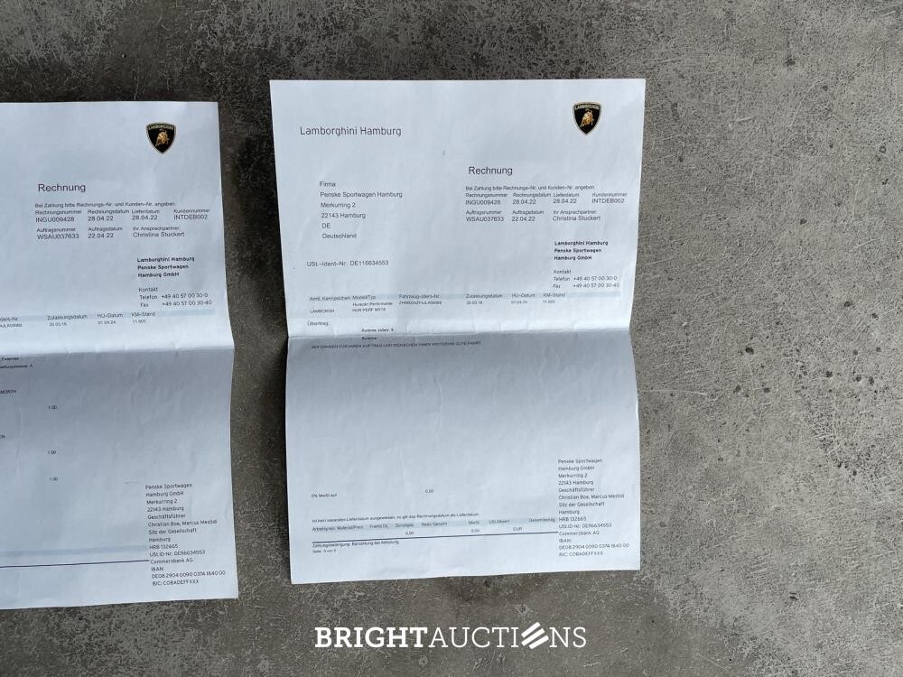 Lamborghini Huracán Performante LP640-4 5.2 V10 639pk 2018, HFP-45-B