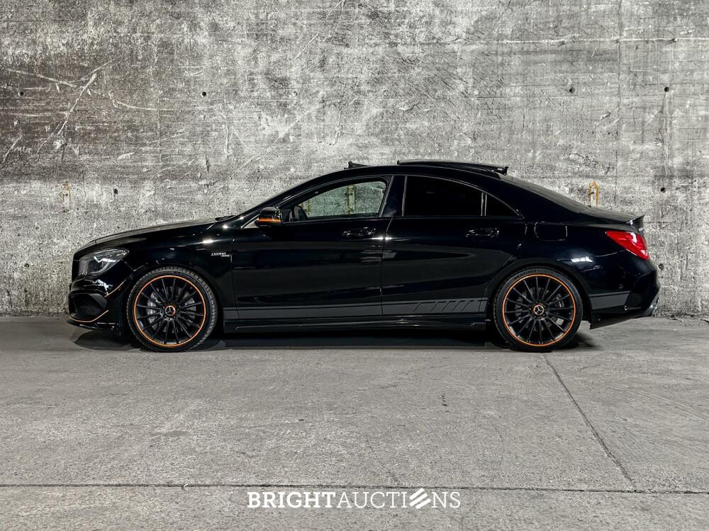 Mercedes-Benz CLA45 4Matic OrangeArt Edition CLA-klasse 360pk 2015, NL-Kenteken