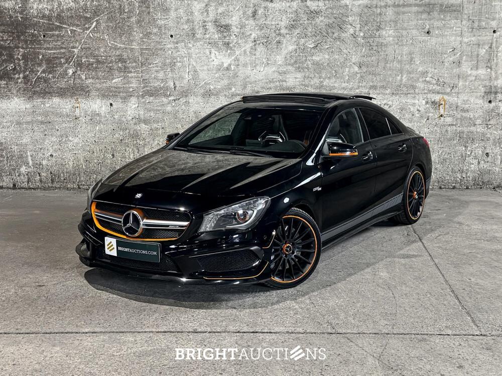 Mercedes-Benz CLA45 4Matic OrangeArt Edition CLA-klasse 360pk 2015, NL-Kenteken