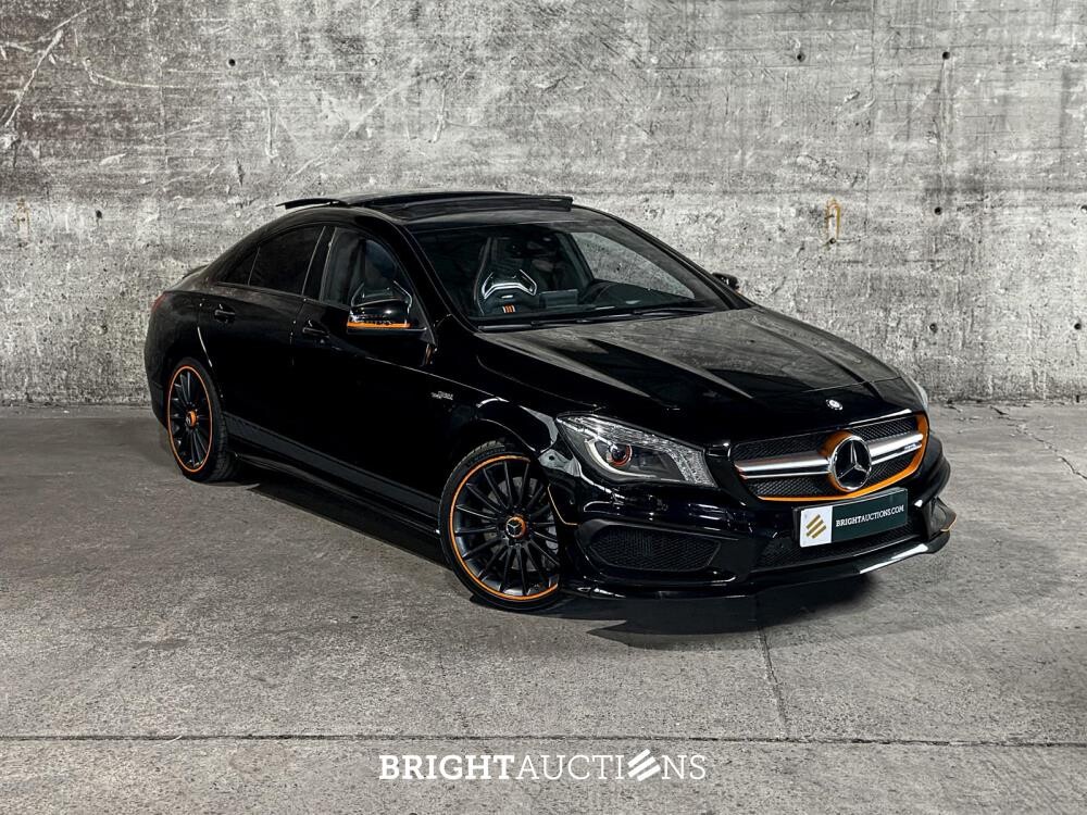 Mercedes-Benz CLA45 4Matic OrangeArt Edition CLA-klasse 360pk 2015, NL-Kenteken