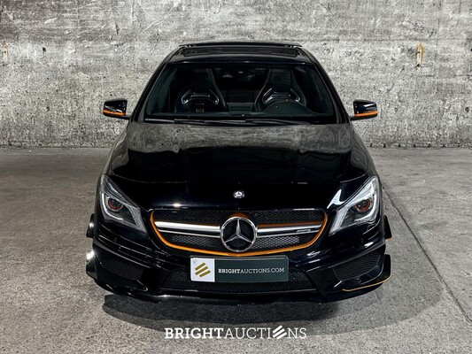 Mercedes-Benz CLA45 4Matic OrangeArt Edition CLA-klasse 360pk 2015, NL-Kenteken