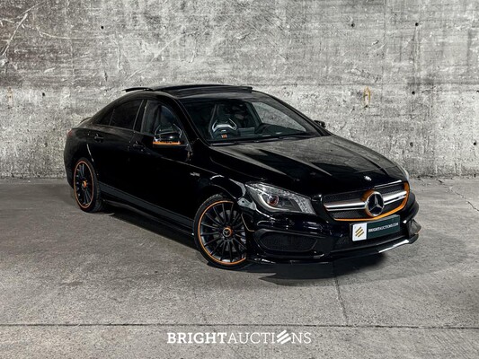 Mercedes-Benz CLA45 4Matic OrangeArt Edition CLA-klasse 360pk 2015, NL-Kenteken