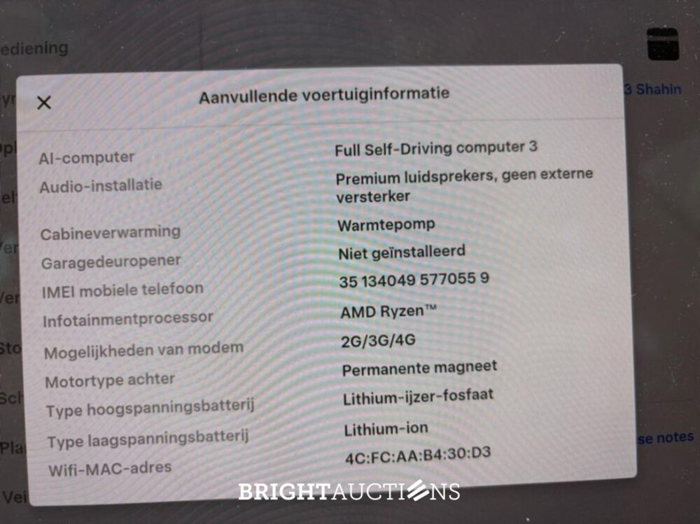 Tesla Model 3 Standard RWD Plus AMD Ryzen 60 kWh 238pk 2023 (Origineel-NL), S-631-SL