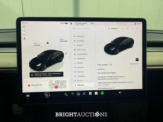 Tesla Model 3 Standard RWD Plus AMD Ryzen 60 kWh 238pk 2023 (Origineel-NL), S-631-SL