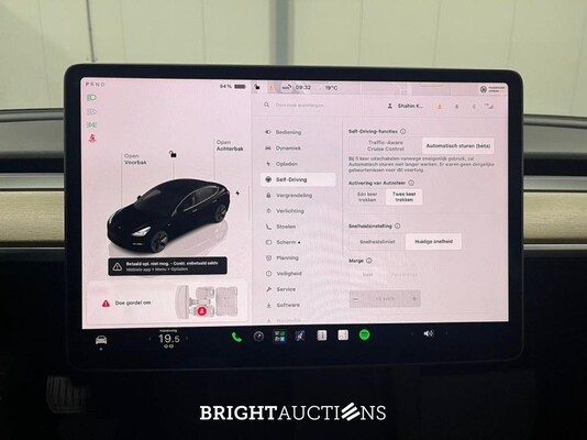 Tesla Model 3 Standard RWD Plus AMD Ryzen 60 kWh 238pk 2023 (Origineel-NL), S-631-SL