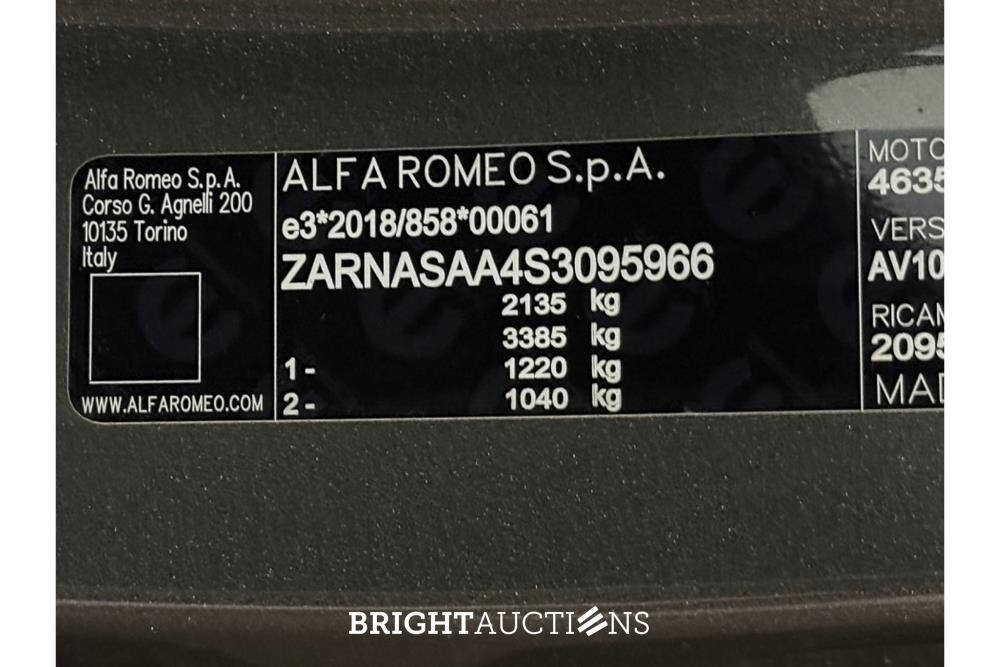 Alfa Romeo Tonale 1.5T Hybrid Sprint 1.5 178pk 2025 (Origineel-NL), HKF-71-B