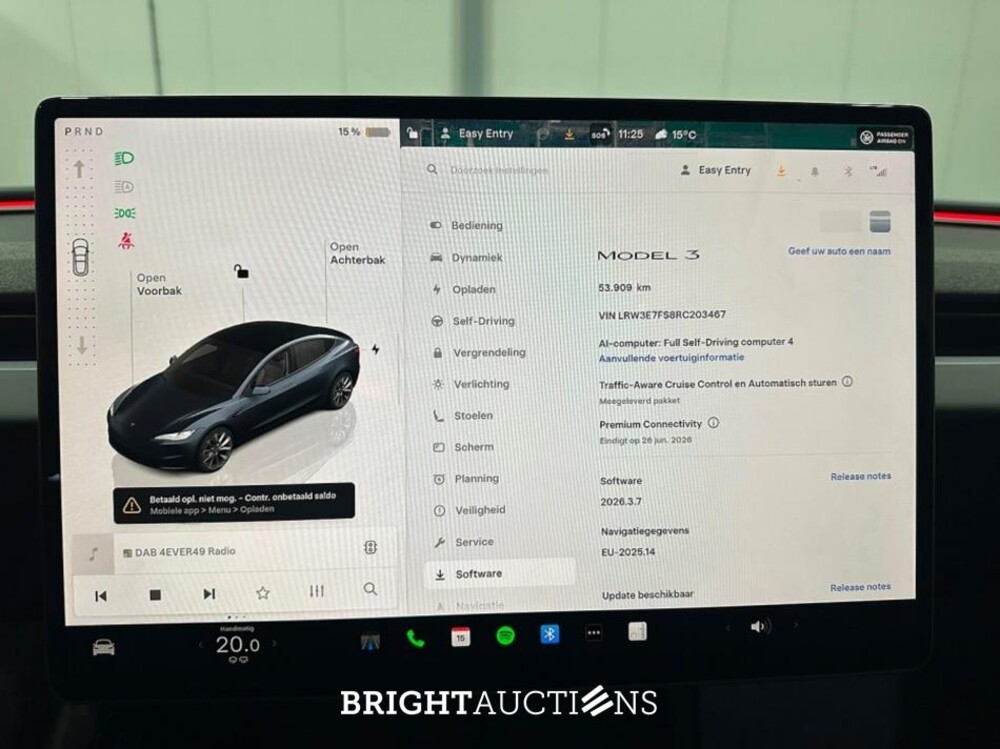 Tesla Model 3 RWD 60 kWh 283pk 2024 (Origineel-NL), GGG-76-B