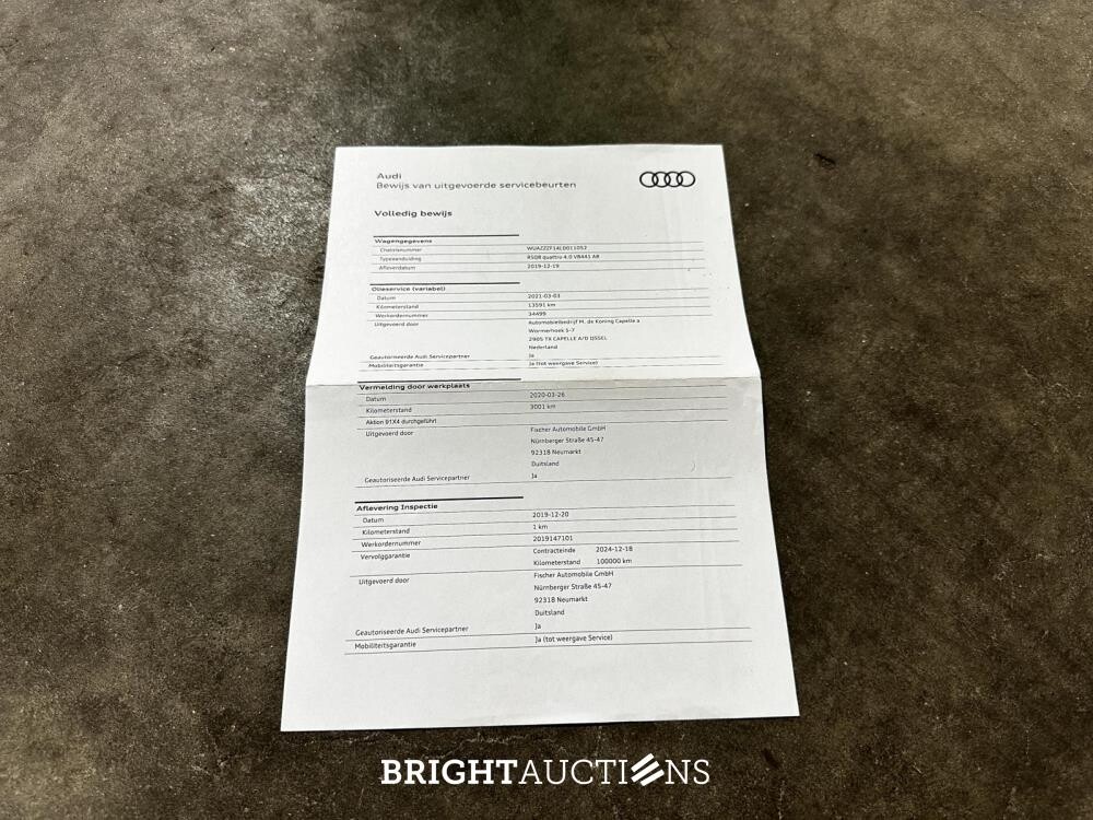 2019 Audi RSQ8 4.0 V8 TFSI Quattro 600 pk, H-696-SG