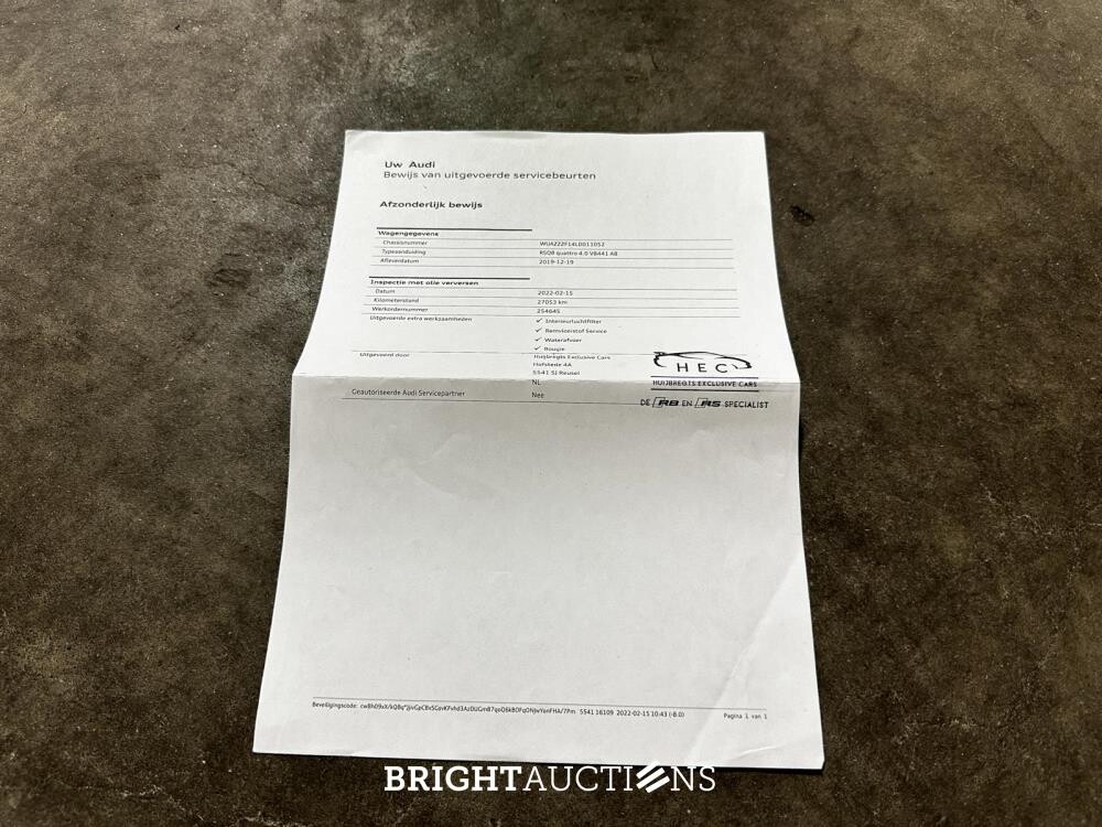 2019 Audi RSQ8 4.0 V8 TFSI Quattro 600 pk, H-696-SG