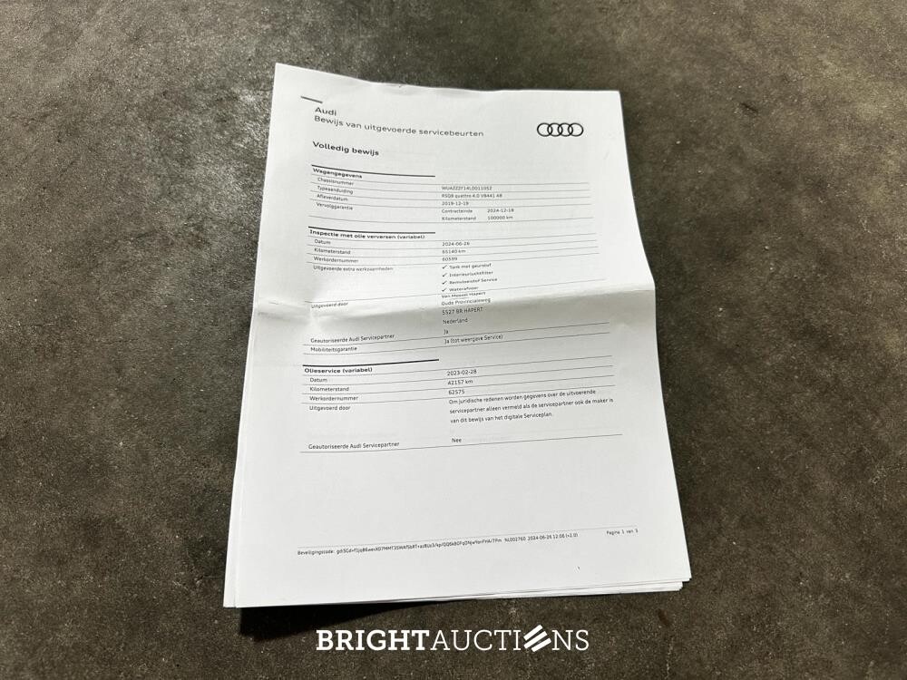 2019 Audi RSQ8 4.0 V8 TFSI Quattro 600 pk, H-696-SG