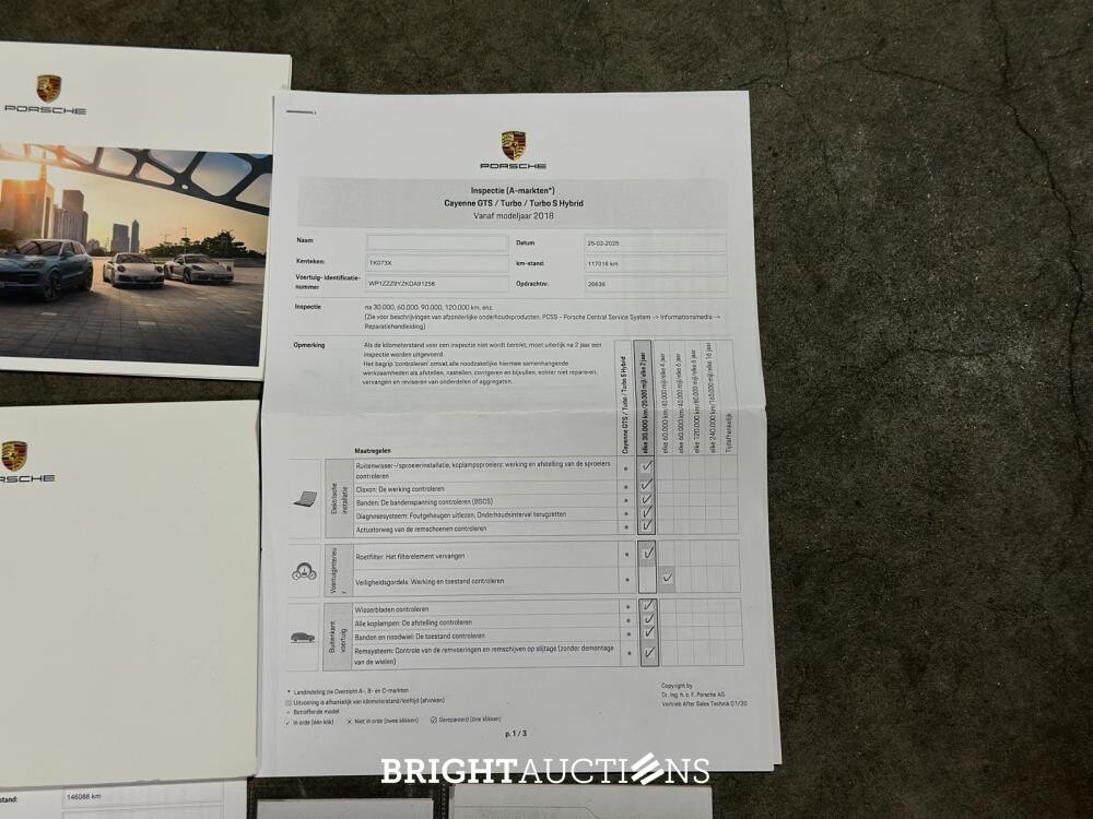 Porsche Cayenne Turbo 4.0 V8 549pk 2018 (Origineel-NL), TK-073-X