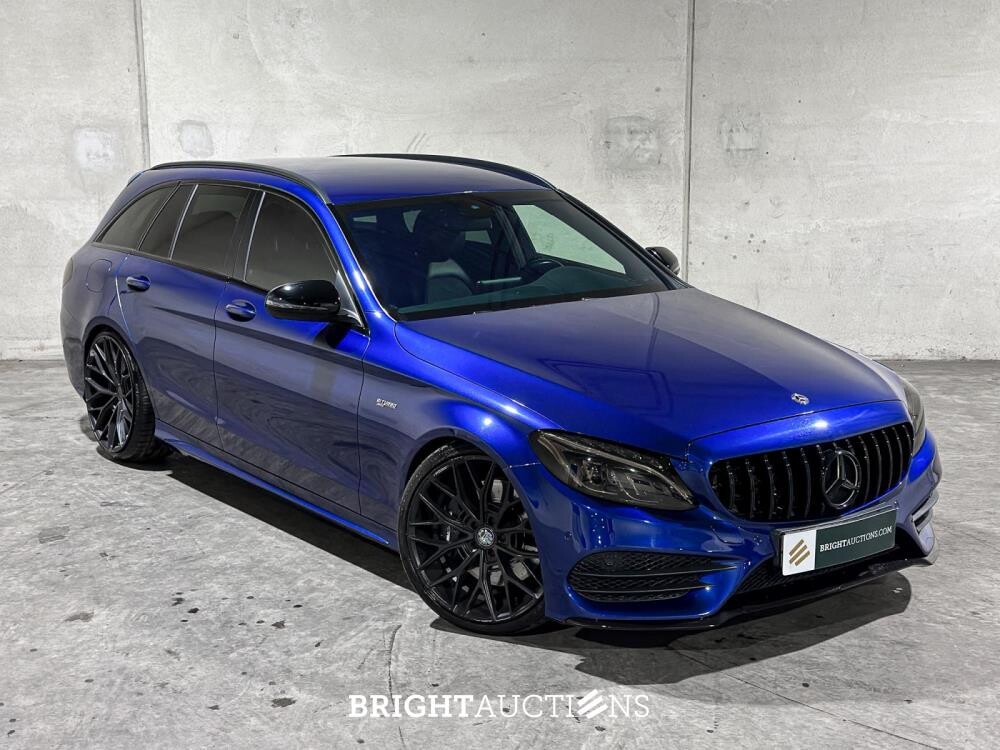 Mercedes-Benz C43 AMG 4MATIC 3,0 V6 367 pk C-Klasse stationwagen, bouwjaar 2017, K-010-VB