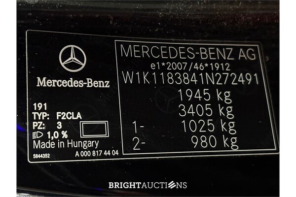 Mercedes-Benz CLA180 Business Solution AMG 136pk 2022 (Origineel-NL) CLA-Klasse, P-827-VV