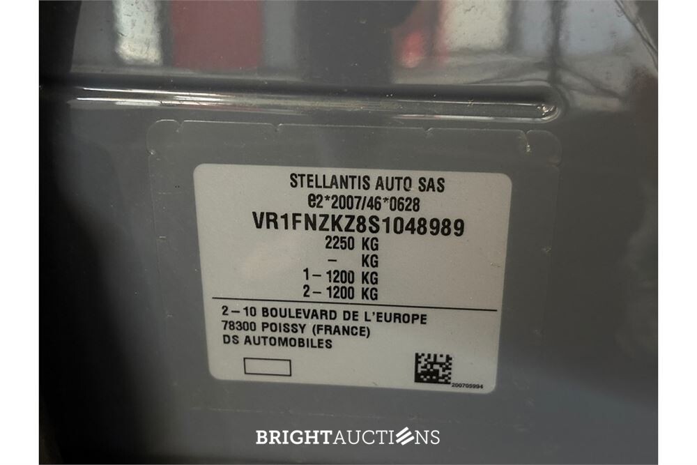 DS DS 4 NO-4 E-Tense Pallas 58 3 kWh 2025 (Origineel-NL), JNS-06-H