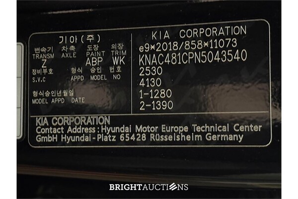 Kia EV6 GT-Line 77 AWD 4 kWh 2022 (Origineel-NL), P-013-RL