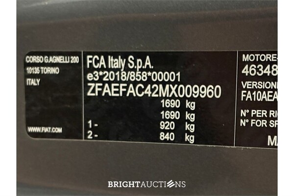 Fiat 500 Icon 42 kWh 2020 (Origineel-NL), K-320-KL