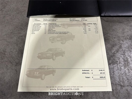 Bentley Continental GTC 6.0 W12 560pk 2012 (Origineel-NL), 47-TT-NB