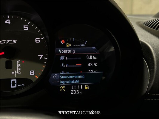 Porsche 718 Cayman 2.5 GTS 366pk 2018, S-226-KN
