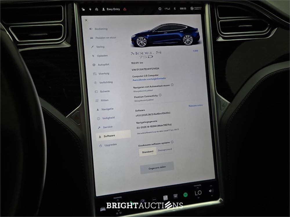 Tesla Model S 75D Base 334pk 2017 (Origineel-NL), RG-038-L