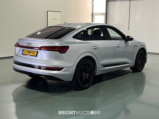 Audi e-tron Sportback 50 Business edition Quattro 71 kWh 313pk 2021 (Origineel-NL), L-789-TL