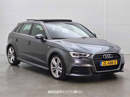 Audi A3 Sportback 35 CoD Sport S-Line Edition TFSI 150pk 2019 (Origineel-NL), ZL-686-Z