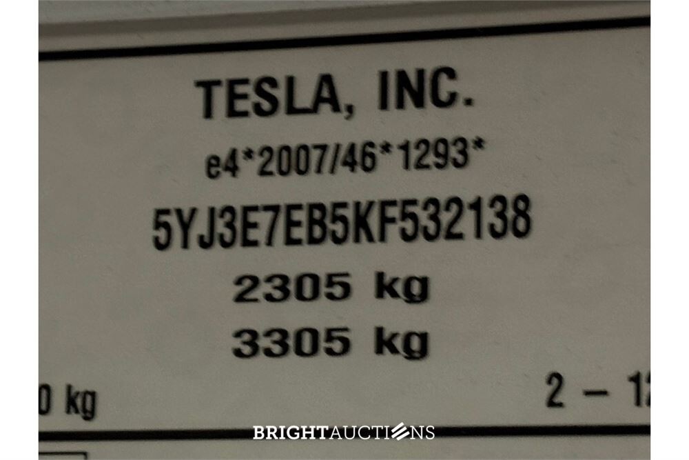 Tesla Model 3 Long Range AWD 75 kWh 2019 (Origineel-NL), G-315-PH