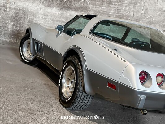 Chevrolet Corvette 5.7 V8 Convertible Two-Tone L-82 ANNIVERSARY EDITION 1 YZ 87 194pk 1978, 15-XXL-9