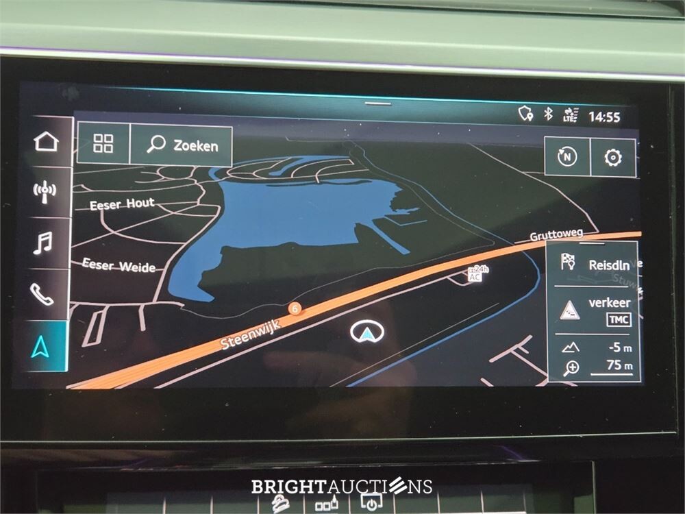 Audi e-tron 55 advanced Quattro 95 kWh 409pk 2019 (Origineel-NL), H-707-BH